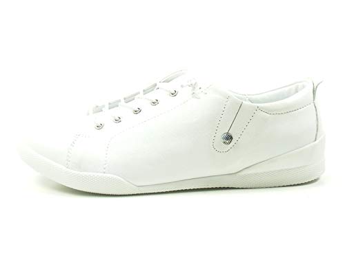 Andrea Conti Damen Sneaker, weiß, 41 EU von Andrea Conti