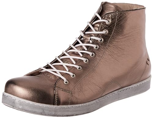 Andrea Conti Damen Schnürer Sneaker, Altsilber, 38 EU von Andrea Conti