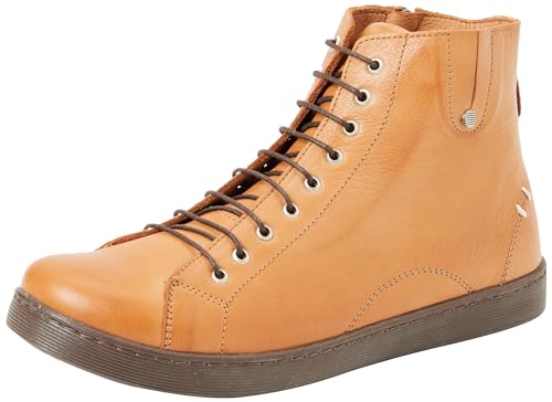 Andrea Conti Damen Schnürer Sneaker, Cognac, 37 EU von Andrea Conti