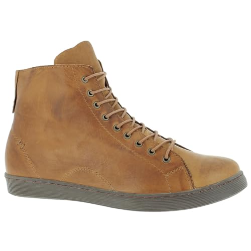 Andrea Conti Damen Schnürer Sneaker, Cognac, 37 EU von Andrea Conti