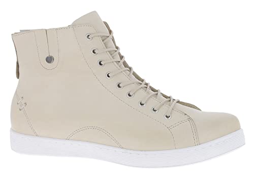 Andrea Conti Damen Schnürer Sneaker, Creme, 38 EU von Andrea Conti