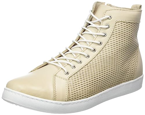 Andrea Conti Damen Schnürer Sneaker, Creme/weiß, 38 EU von Andrea Conti