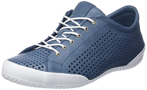 Andrea Conti Damen Schnürer Sneaker, Infinity Blue, 41 EU von Andrea Conti
