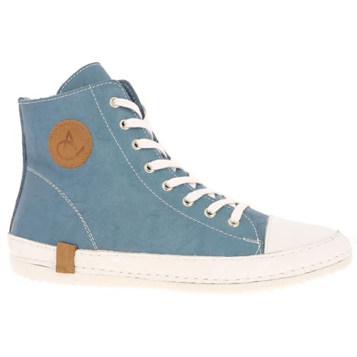 Andrea Conti Damen Schnürer Sneaker, Jeans, 36 EU von Andrea Conti