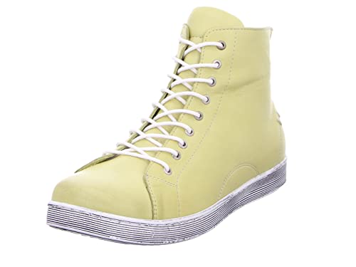 Andrea Conti Damen Schnürer Sneaker, Limone, 38 EU von Andrea Conti