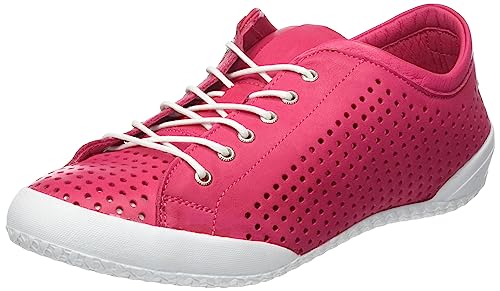 Andrea Conti Damen Schnürer Sneaker, Magenta, 41 EU von Andrea Conti