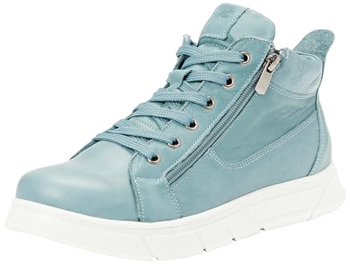 Andrea Conti Damen Schnürer Sneaker, Petrol, 39 EU von Andrea Conti