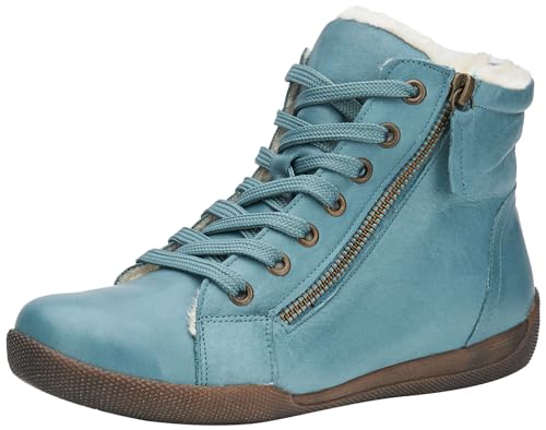 Andrea Conti Damen Schnürer Sneaker, Petrol, 42 EU von Andrea Conti