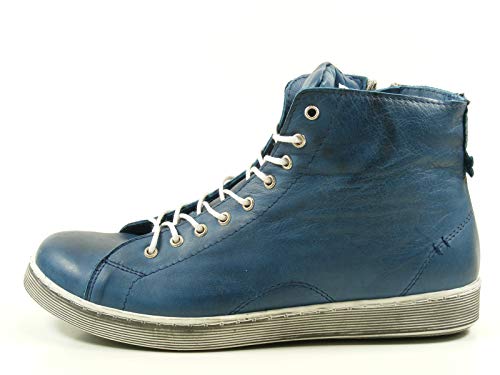 Andrea Conti Damen 0341500 Hohe Sneaker, Blau, 41 EU von Andrea Conti