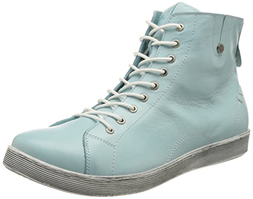 Andrea Conti Damen Schnürer Sneaker, eisblau, 38 EU von Andrea Conti