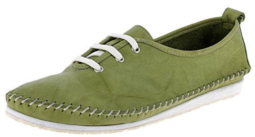 Andrea Conti Damen Schnürer Sneaker, grün, 37 EU Andrea Conti Damen Schnürer Sneaker, grün, 37 EU von Andrea Conti