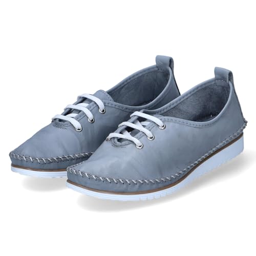 Andrea Conti Damen Schnürer Sneaker, hellgrau, 39 EU von Andrea Conti