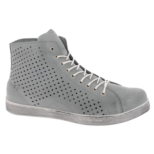 Andrea Conti Damen Schnürer Sneaker, hellgrau, 39 EU von Andrea Conti