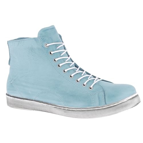 Andrea Conti Damen Schnürer Sneaker, himmelblau, 36 EU von Andrea Conti