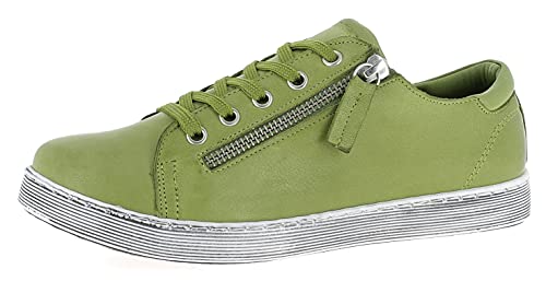 Andrea Conti Damen Schnürschuhe Halbschuhe 0347893, Größe:40 EU, Farbe:Grün von Andrea Conti