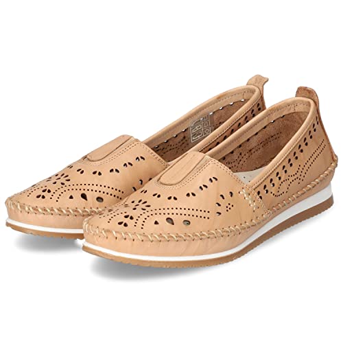 Andrea Conti Damen Slipper, Camel, 37 EU von Andrea Conti