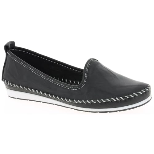 Andrea Conti Damen Slipper, schwarz, 43 EU von Andrea Conti