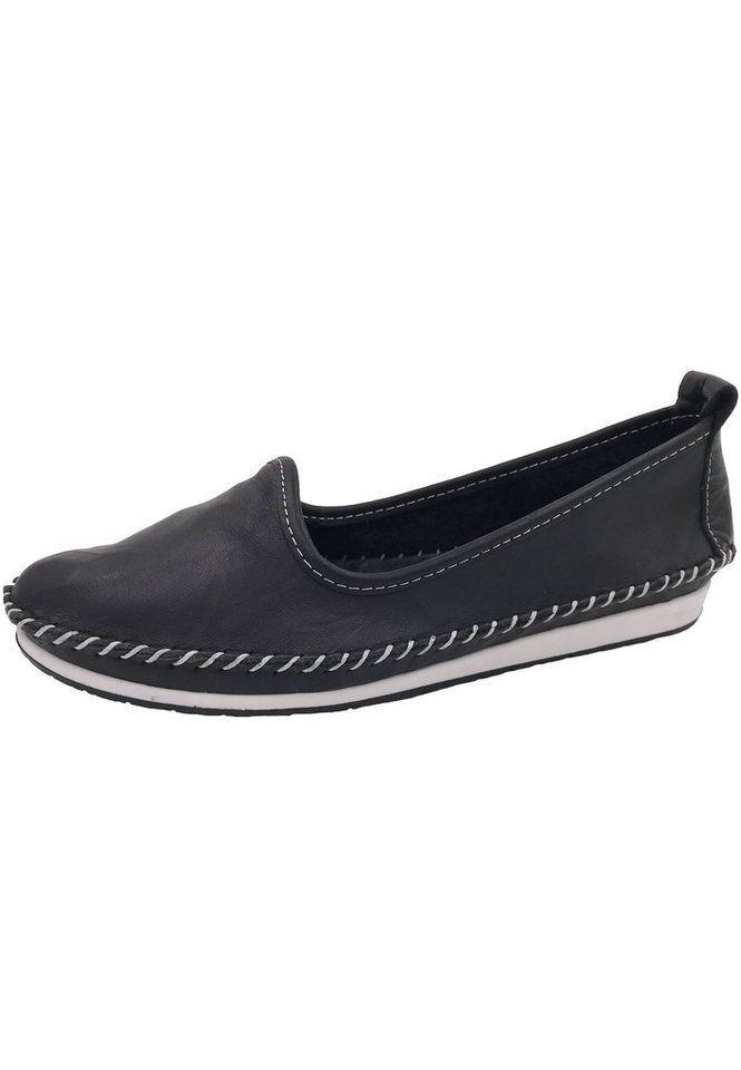 Andrea Conti Damen Slipper Leder von Andrea Conti