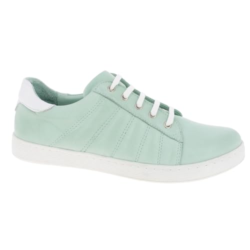 Andrea Conti Damen Sneaker, Aqua Green/weiß, 37 EU von Andrea Conti