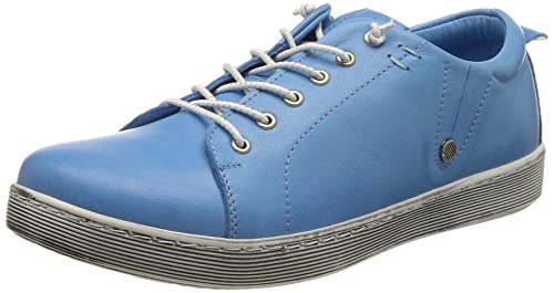 Andrea Conti Damen Sneaker, Azur, 40 EU von Andrea Conti