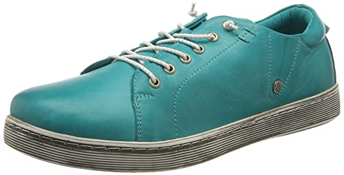 Andrea Conti 0347891 Damen Halbschuhe Sneaker Schnürschuhe, Größe:42 EU, Farbe:Blau von Andrea Conti