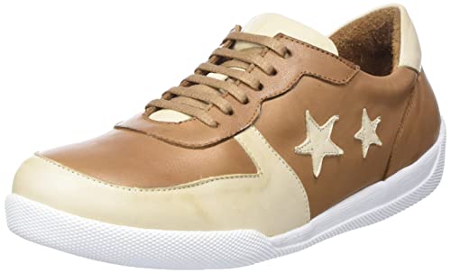 Andrea Conti Damen Sneaker, Brandy/Creme, 36 EU von Andrea Conti