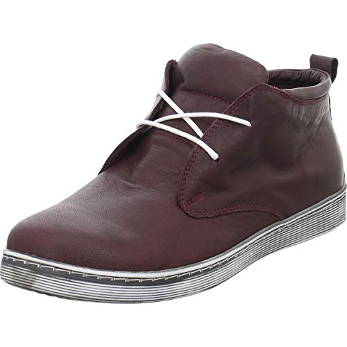 Andrea Conti Damen Sneaker, Burgund, 42 EU von Andrea Conti