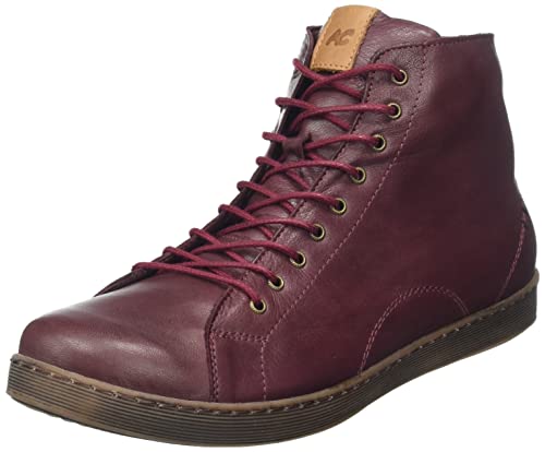 Andrea Conti Damen Sneaker, Burgund/braun, 36 EU von Andrea Conti