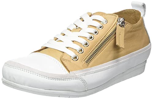 Andrea Conti Damen Sneaker, Camel/weiß, 40 EU von Andrea Conti