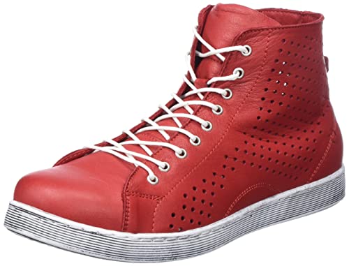 Andrea Conti Damen Sneaker, Chili, 35 EU von Andrea Conti