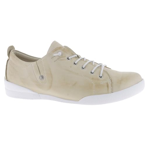 Andrea Conti Damen Sneaker, Creme, 37 EU von Andrea Conti