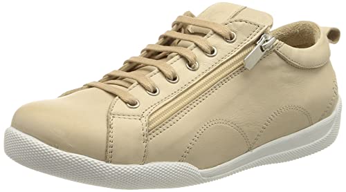 Andrea Conti Damen Sneaker, Creme, 39 EU von Andrea Conti