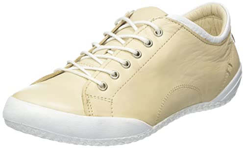 Andrea Conti Damen Sneaker, Creme/weiß, 36 EU von Andrea Conti