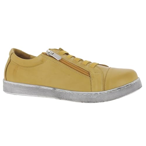 Andrea Conti Damen Sneaker, Curry, 37 EU von Andrea Conti