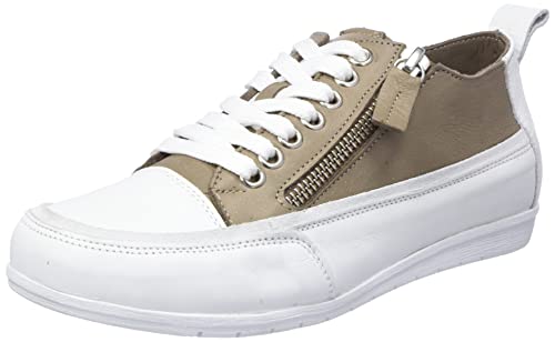 Andrea Conti Damen Sneaker, Elmwood/weiß, 39 EU von Andrea Conti