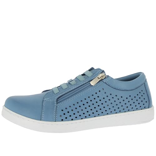 Andrea Conti Damen Sneaker, Infinity Blue, 40 EU von Andrea Conti