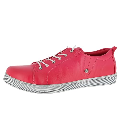 Andrea Conti Damen Sneaker, Magenta, 37 EU von Andrea Conti