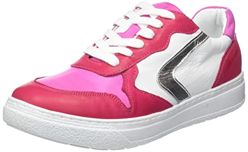 Andrea Conti Damen Sneaker, Magenta/Fuxia/weiß/Silber, 38 EU von Andrea Conti