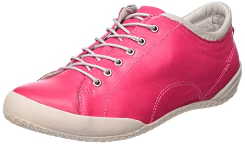 Andrea Conti Damen Sneaker, Magenta/Silbergrau, 40 EU von Andrea Conti