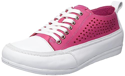 Andrea Conti Damen Sneaker, Magenta/weiß, 37 EU von Andrea Conti