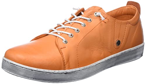 Andrea Conti Damen Sneaker, Mandarine, 36 EU von Andrea Conti