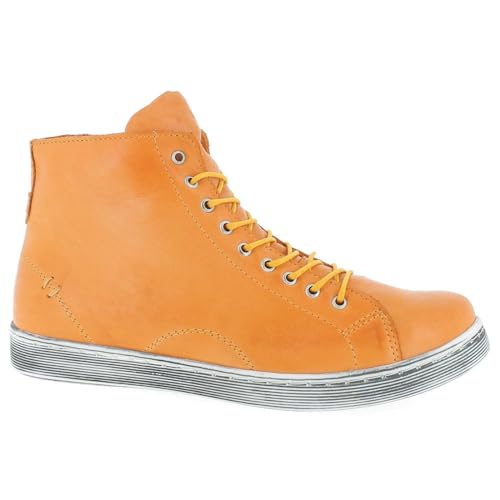 Andrea Conti Damen Schnürer Sneaker, Mandarine, 41 EU von Andrea Conti