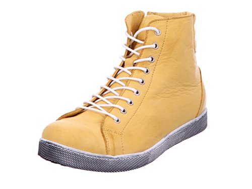 Andrea Conti Damen Sneaker, Ocker, 39 EU von Andrea Conti