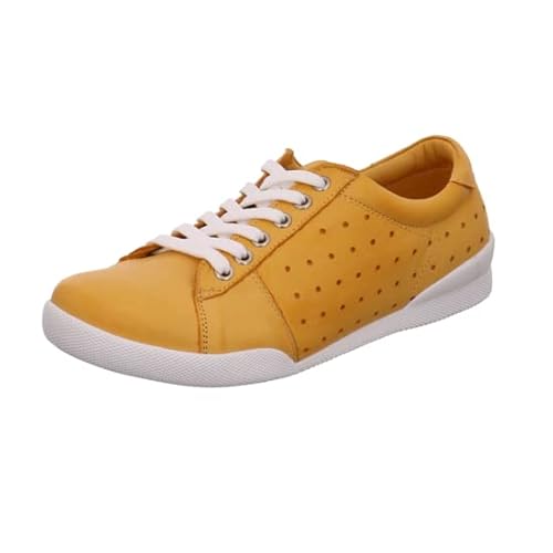 Andrea Conti Damen Sneaker, Ocker, 40 EU von Andrea Conti