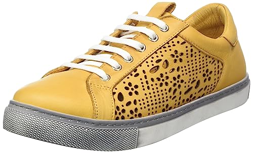 Andrea Conti Damen Sneaker, Ocker, 42 EU von Andrea Conti