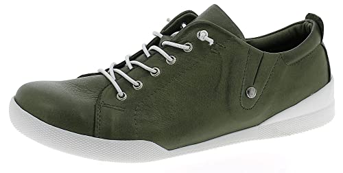 Andrea Conti Damen Sneaker, Oliv, 37 EU von Andrea Conti