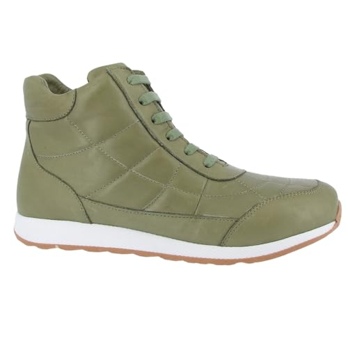 Andrea Conti Damen Sneaker, Oliv, 39 EU von Andrea Conti