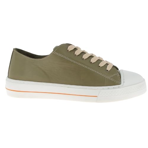 Andrea Conti Damen Sneaker, Oliv, 41 EU von Andrea Conti