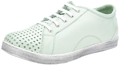 Andrea Conti Damen Sneaker, Pastellgrün, 36 EU von Andrea Conti