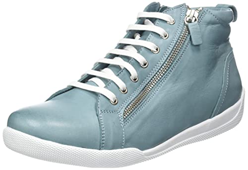 Andrea Conti Damen Sneaker, Petrol, 36 EU von Andrea Conti